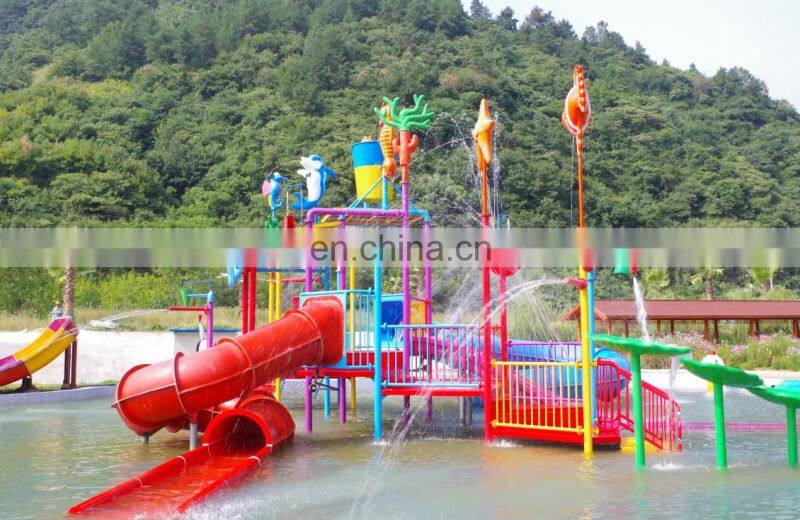 Sale and best fiber glass water park with slides