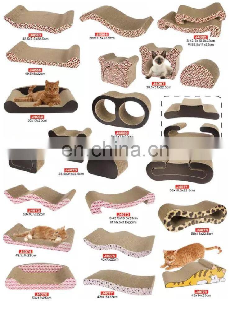 Wholesale Factory Manufacturer Corrugated Scratch Scratcher Board Pad Cat Cardboard