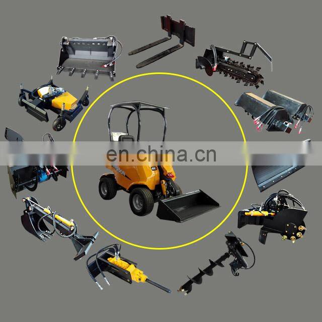 Agricultural farm machinery articulated mini wheel loader price for sale