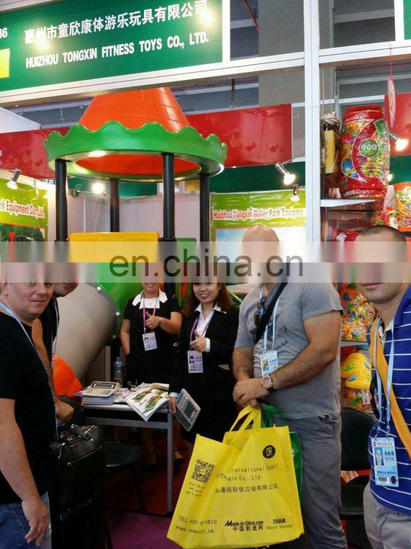 2019 Big Interactive Water House And water fiberglass Slide