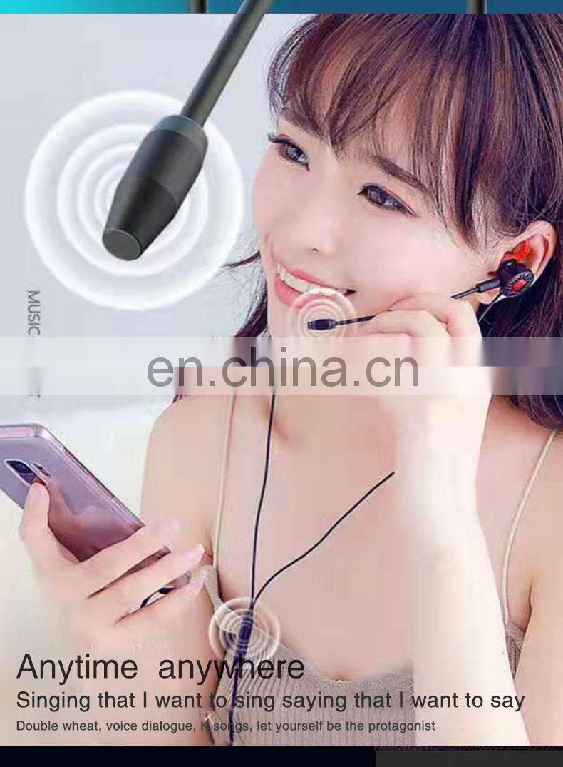 Golden Sky Free Sample Jack Earphones Headphone Handsfree Stereo In-Ear Wired Earphone For Iphone High Quality Wired Earphone
