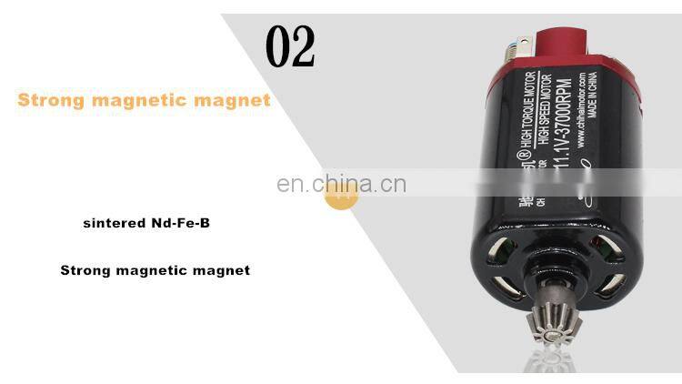 ChiHai Motor Modified water gun,S460 M4AI motor,M4AI j8 SCAR v2 High Speed High Torque D shaft motor,11.1V37000rpm