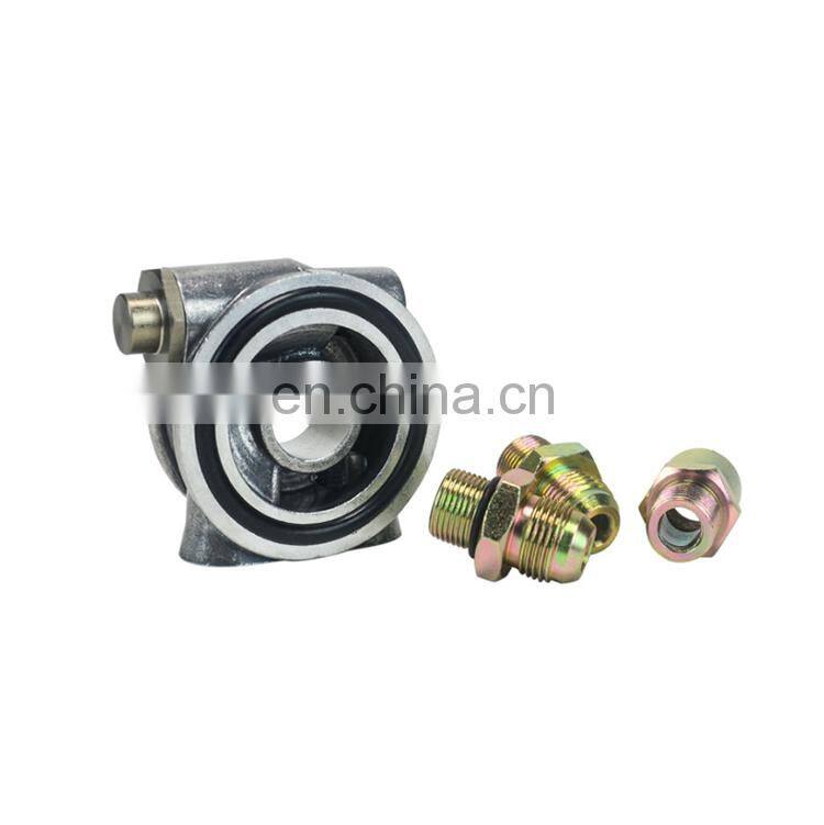 Durable improved auto parts oil cooling oil filter thermostat adapter connector car car oil cake