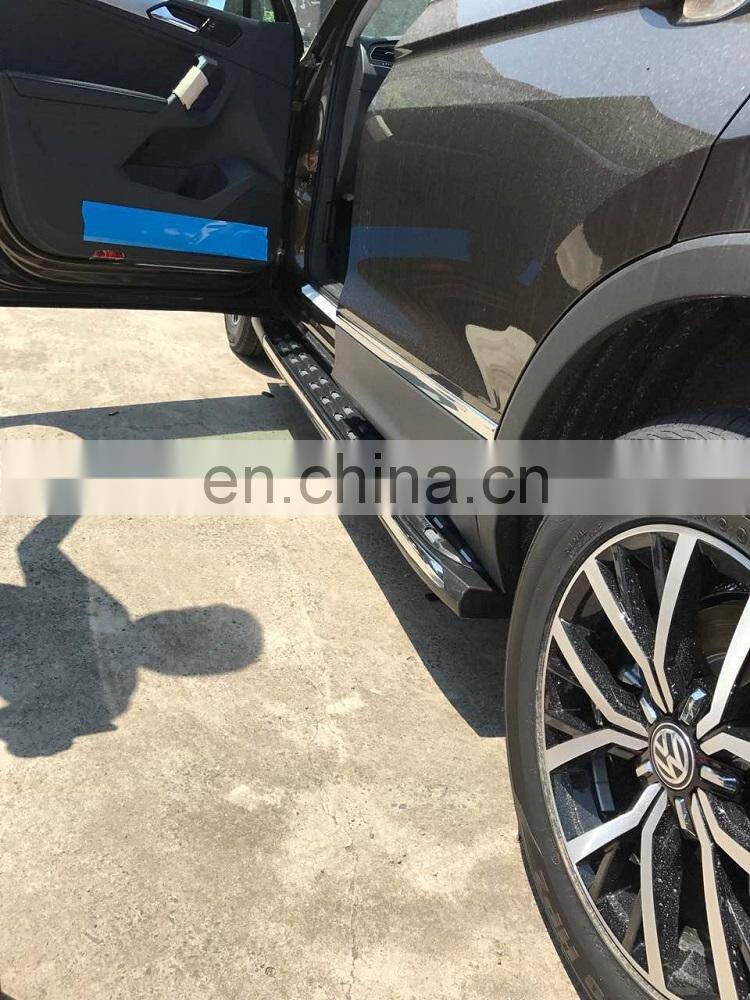 china supplier running boards for 2017 Tiguan L auto side step 4x4 accessories