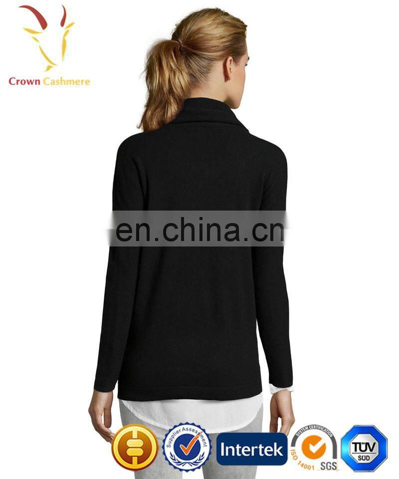 Pure Color turtleneck Light Pullover Cashmere Sweater