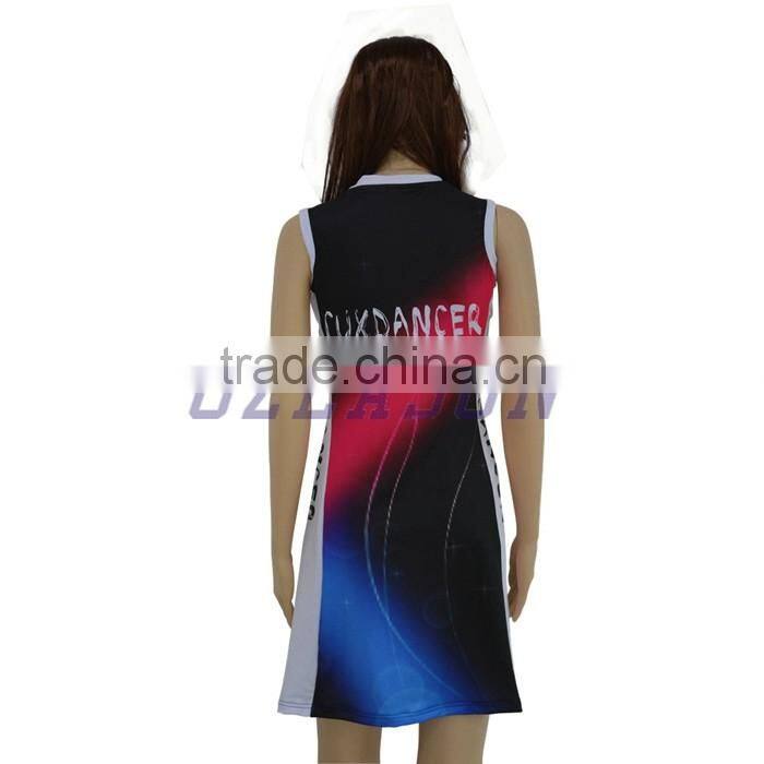 Professional custom latest sport design netball uniforms for girls