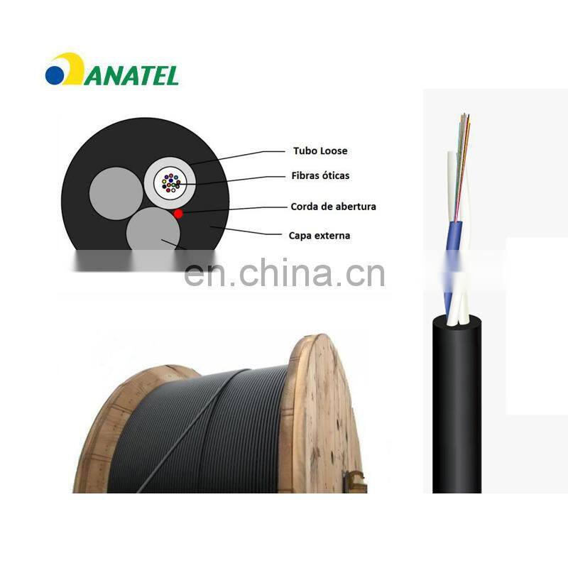 Optico Fibra ASU / AS 12fo Drop Compacto 1fo Single mode Outdoor fiber optic cable