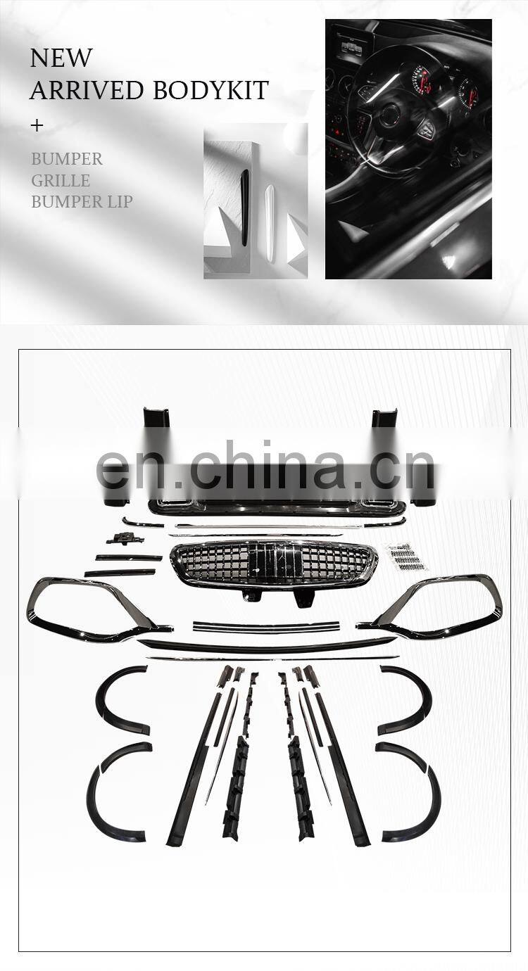 GBT drop shipping car accessories mercedes vito maybach style body kit for vito w447 facelift for mercedes vito v class body kit