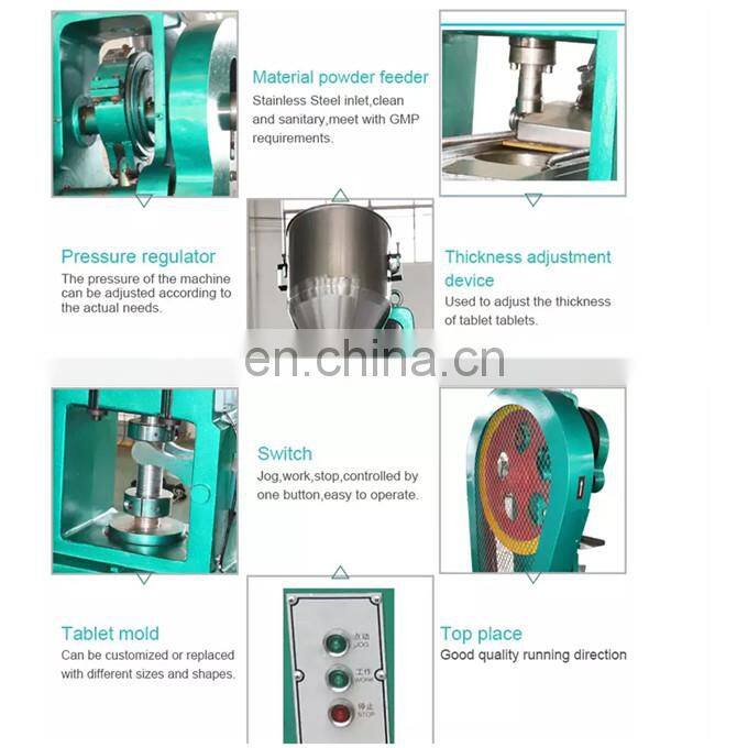 Flower basket single punch tablet pill press in machine production