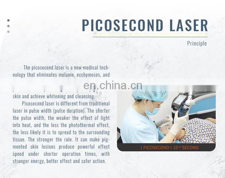 Professional Portable Picosecond Laser Tattoo Removal Machine Pico Laser Tattoo Remover Beauty Machine