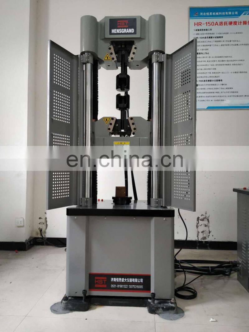 Construction iron bars hydraulic cylinder test bench/hydraulic pressure universal bending testing machine