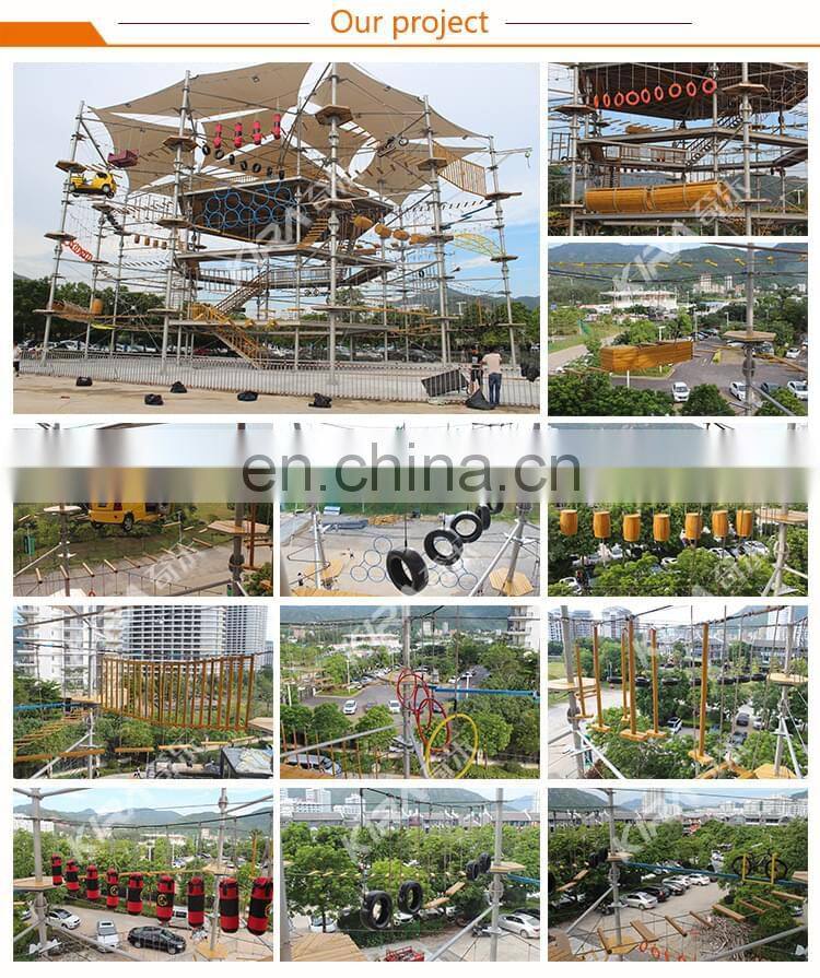 Challenge Children Or Adults Outdoor Adventure Obstacle Rope Course Equipment For Sale