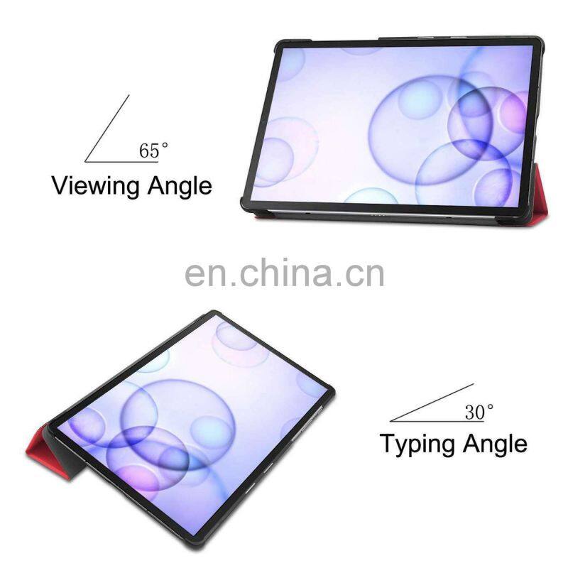 For Tab S6 T860 T865 Leather Case Magnetic Stand Book Smart Cover