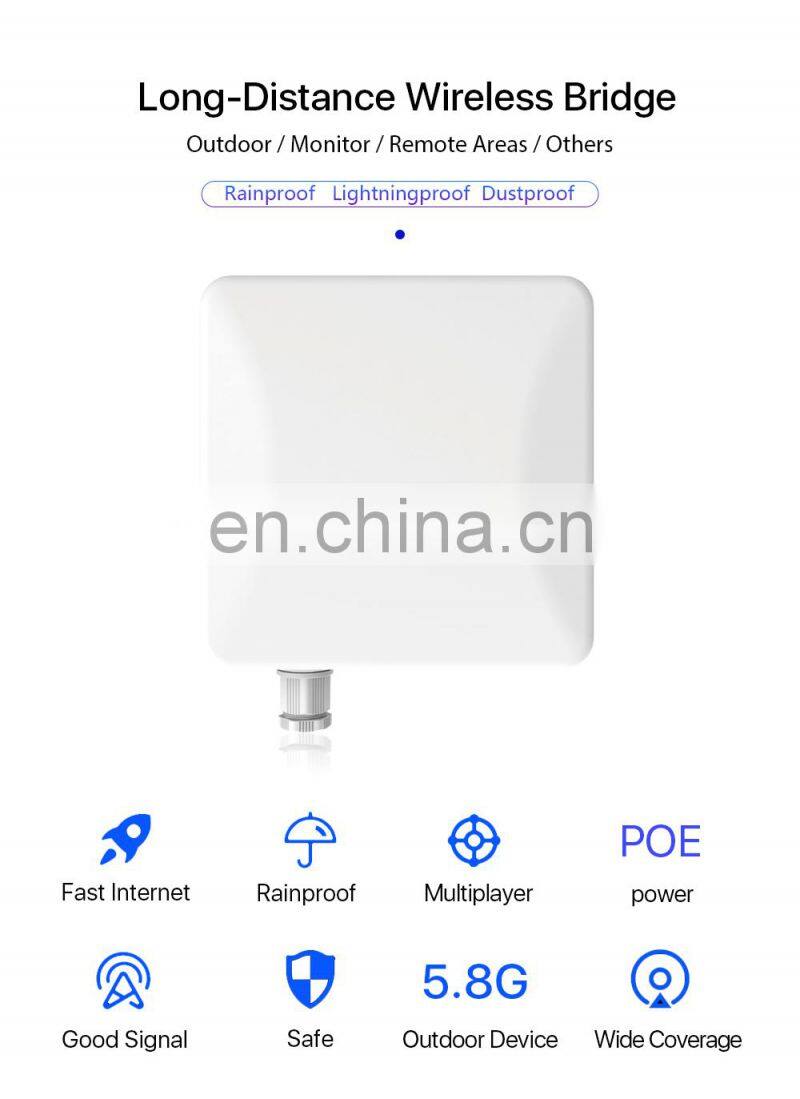 ALLINGE XYY726 5.8G Outdoor Device SFS-5800 5 km Long Arrange Router IPv6
