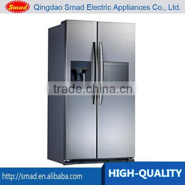 large capacity side by side no-frost refrigerator with waterdispenser and ice box