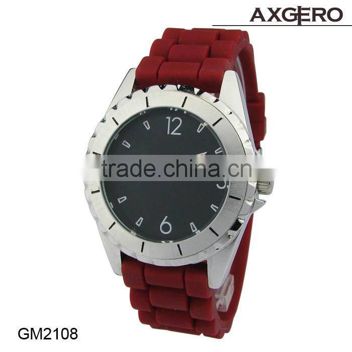 Japan movement quartz battery sr626sw cheap and cute silicone watch