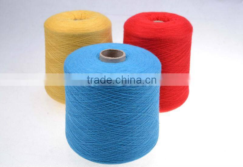 100% cashmere worsted yarn 2/48nm dyed yarn