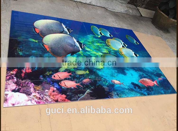 3d flooring for digital 3d inkject picture bathroom tile ceramic 3d floor tile