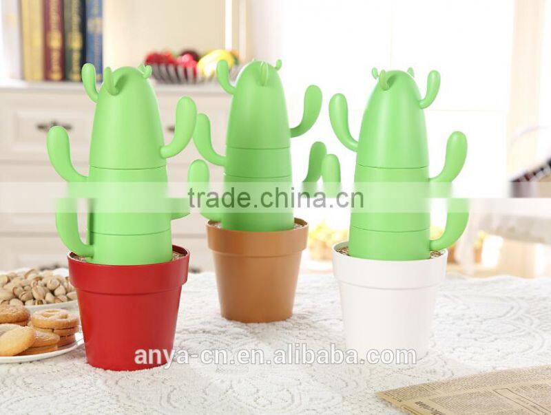 D669 Eco-friendly Cactus Novelty Houseware Decorative Coffee Mugs