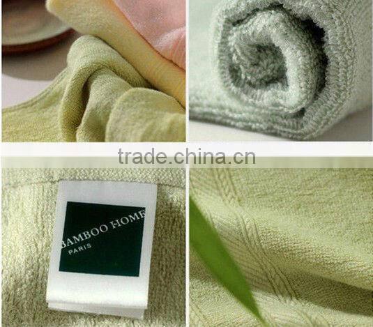 2013 Hot bamboo fabric towel