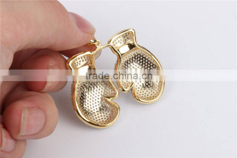 Top sales cheap copper hip hop pendant neckalce charm