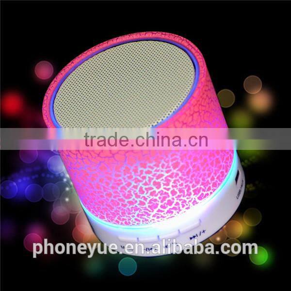 A9 handfree stereo music loudspeaker wireless bluetooth speaker with led light