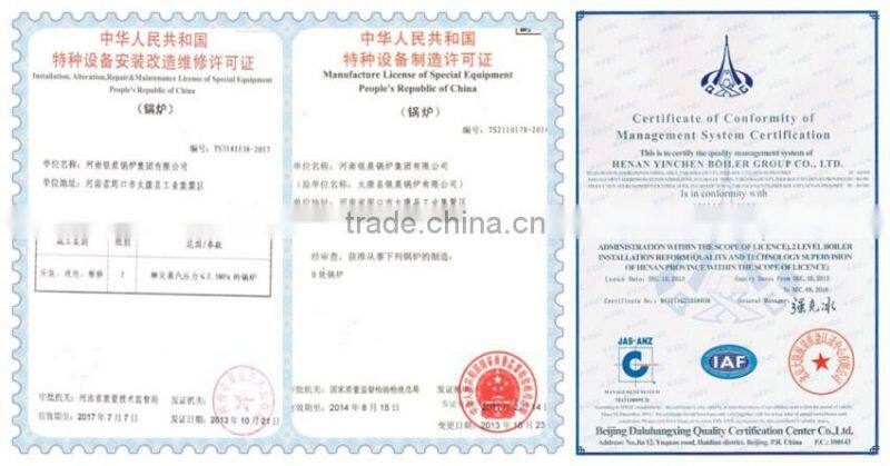 YLW Horizontal Coal Biomass Fired Low Pressure Thermal Oil Boiler