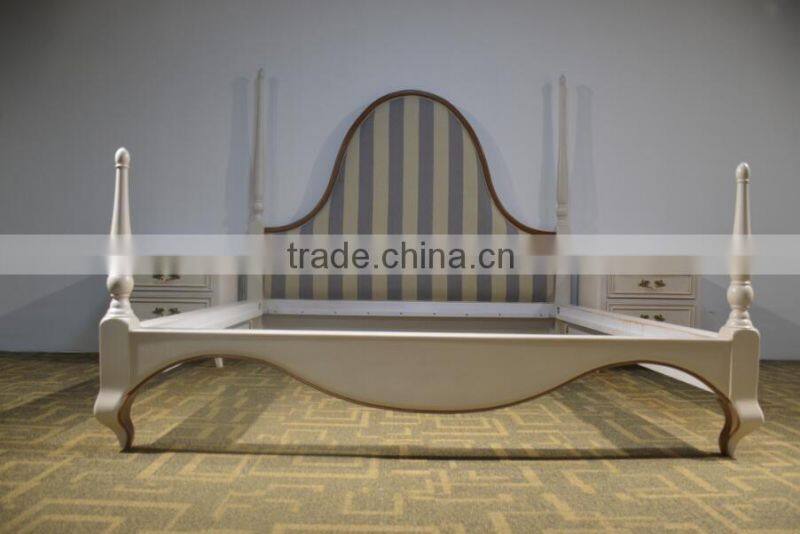 China Manufacturer wholesale leather bed luxury hotel bedroom bed