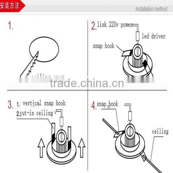 High quality hot-sale led downlight housing part