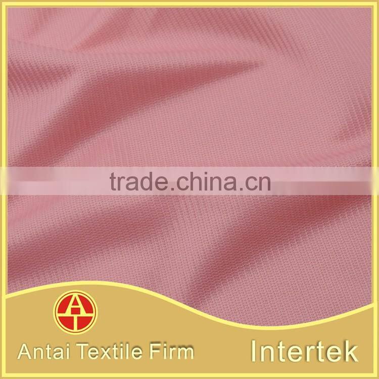 Knitted 65 Nylon 35 Spandex strong elastic overlock mesh fabric for bodysuit