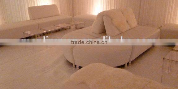 Soft fabric comfortable wedding sectional sofa XW1034