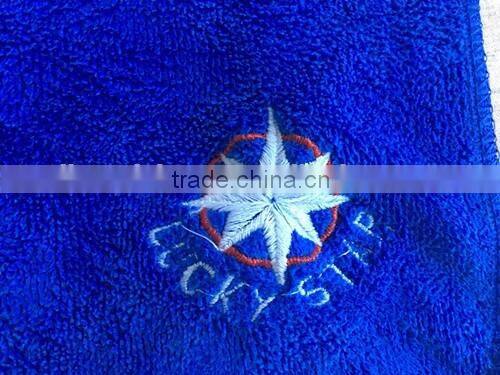 Sale Promotion Embroidered Logo Personalized Microfiber Towel