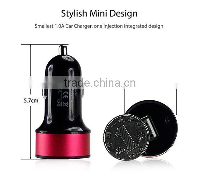 In-car Charger 2.4A 12-18V with MFI Certificate for iPad DV Camera PSP etc