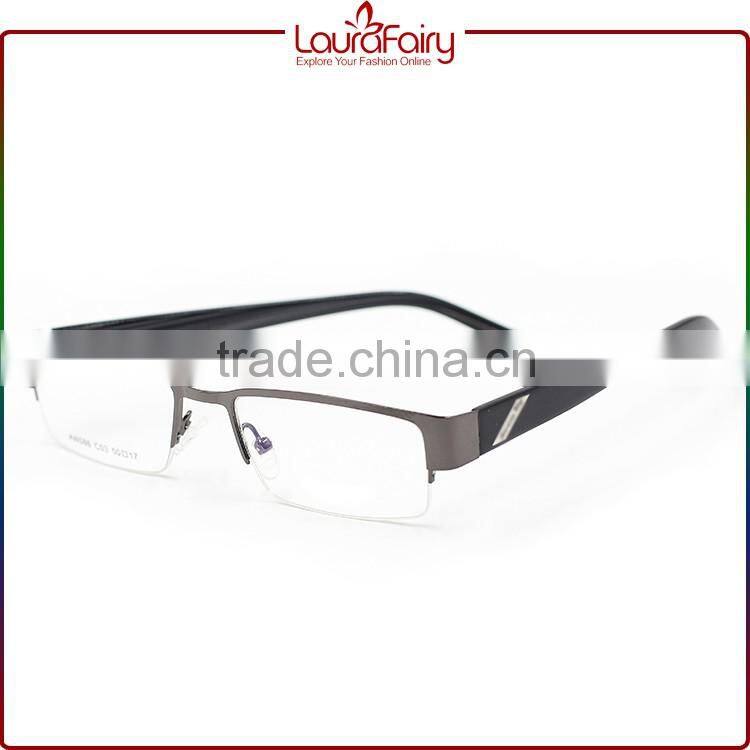 Laura Fairy 2016 Popular Designer Stainless Steel Eyeglass Optical Frames For Men