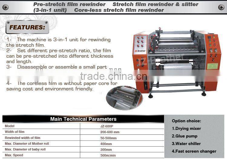 opp tape slitter rewinder