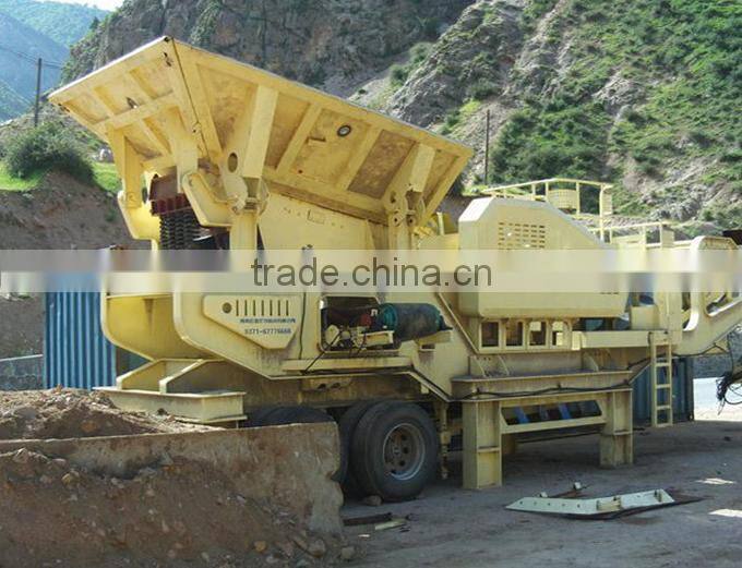 Portable track small mobile crusher for sale