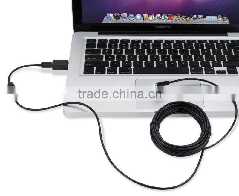 Waterproof USB Endoscope for mobile phone and compute PC laptop 2M Cable 7mm Lens USB Endoscope Pipe Inspection Camera Borescope