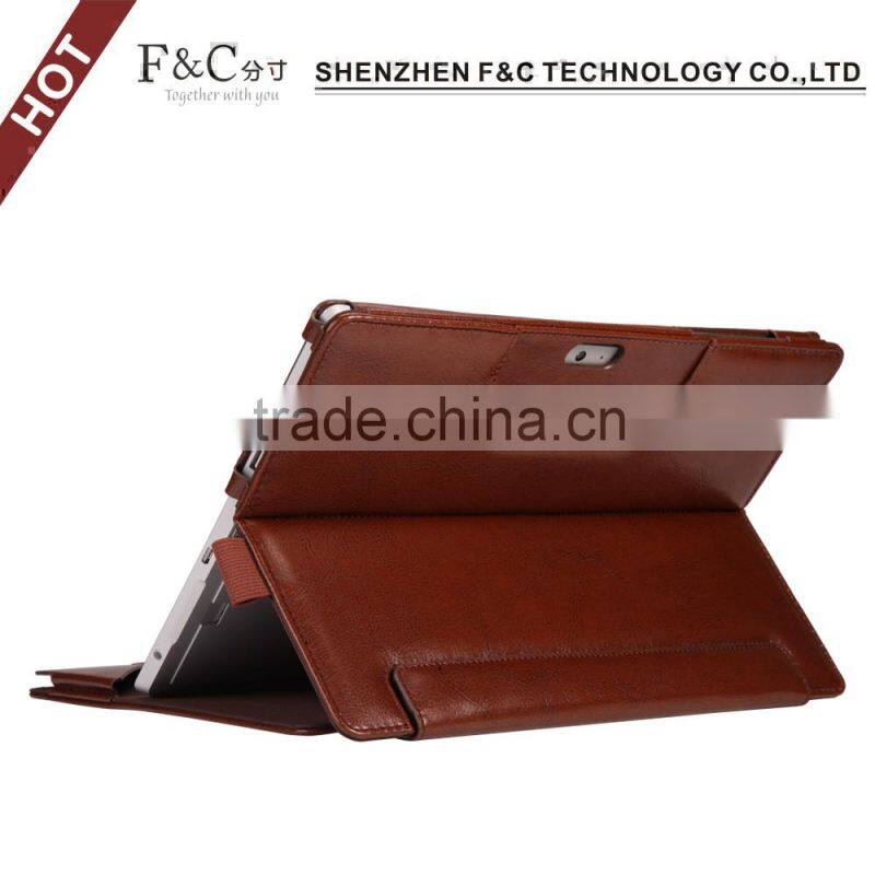 Useful Soft Protective pu leather cover case for surface pro 4 with stand function keyboard cover case for surface pro 4