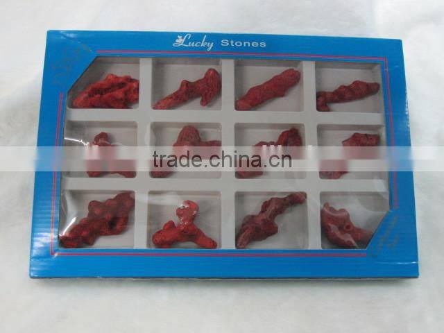 Natural Red coral for jewelry decoration ,earing ,necklace ,bracelet,accessory