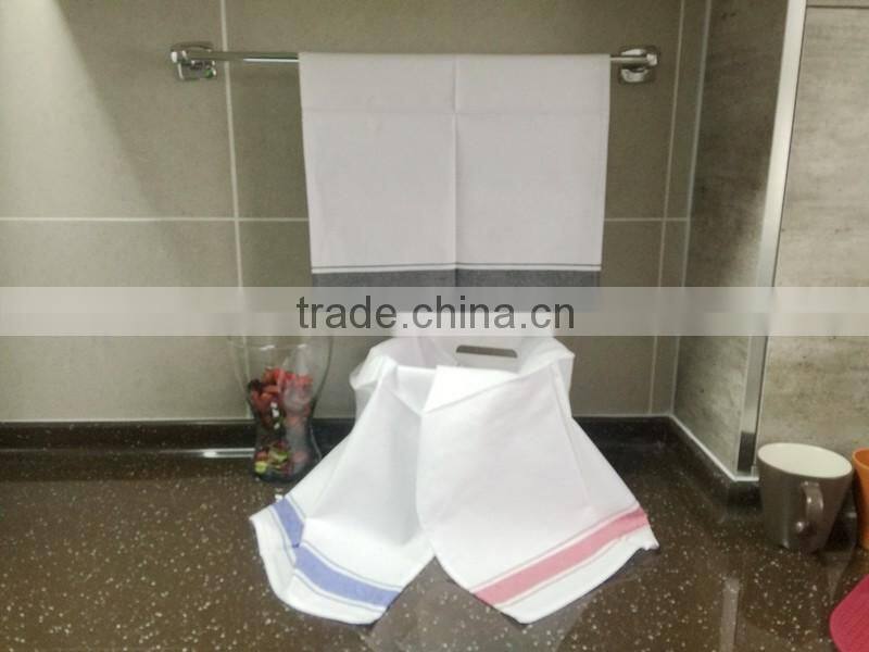 45% Cotton 55%Linen white tea towel