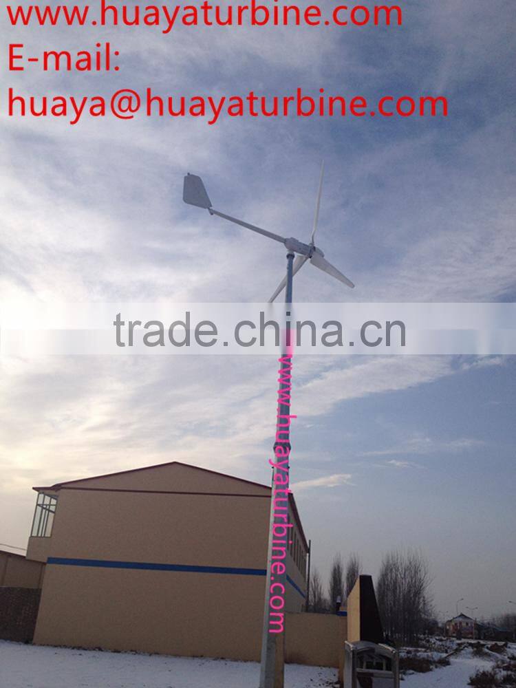 China SWT Manufacture: 5kw wind turbine generator with 5m/6m FRB blades rotor, 10m/s rated wind speed