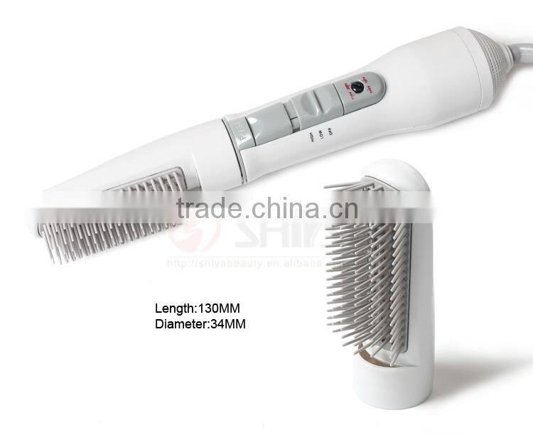 8 in 1 Electric Hot Air Hair Brush hair dryer Curler Roller straightener Styling KM