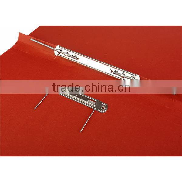 2016 Made in china wholesale fashion design A4 handmade paper file folder with spring clip