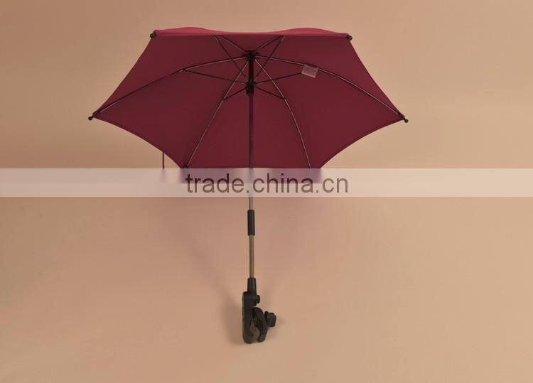 OEM high quality Baby Stroller Umbrella For Baby Car with clamp
