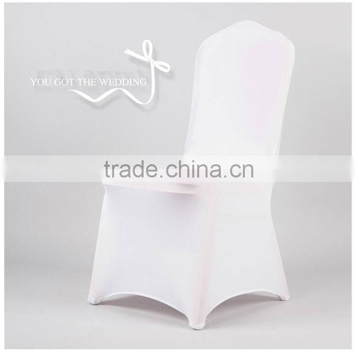 Wholesale white red blue spandex chair covers for sale