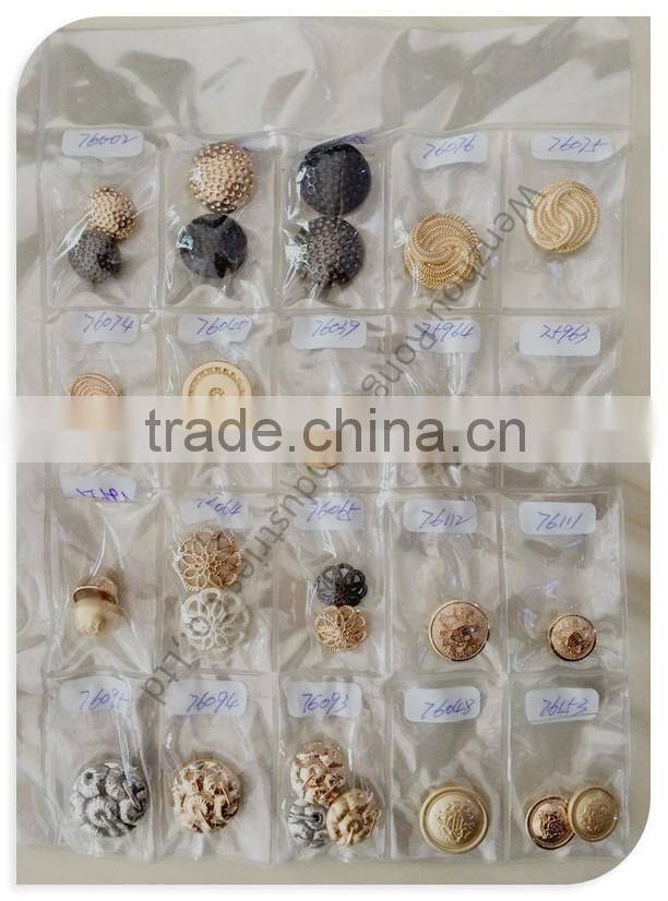 fashion high quality hand sewing metal button for custom uniform