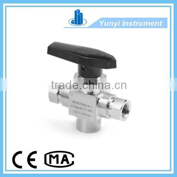 1/2" NPT stainless steel ball valve