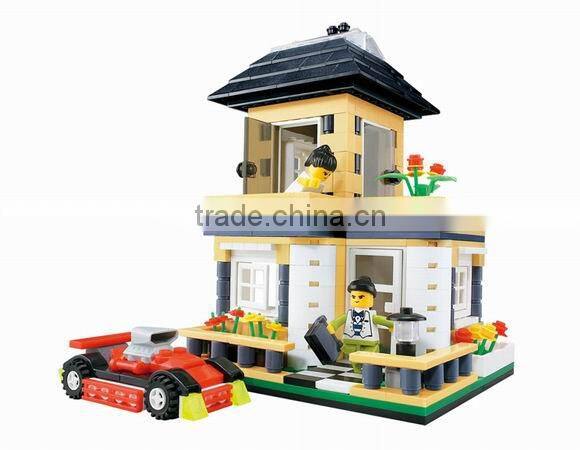 Luxury Villa City Series Kids Bricks Intellect Blocks Toys