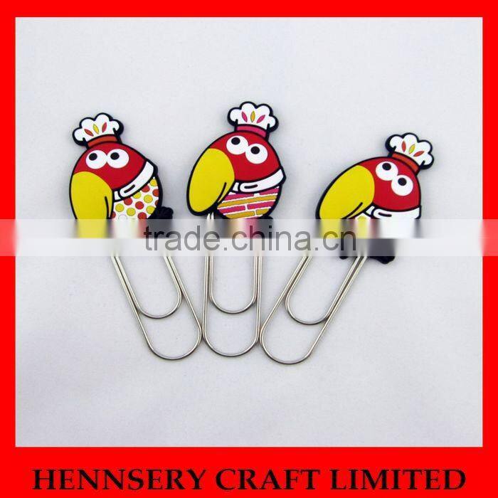 Cute cartoon silicone animal airplane shape paper clips