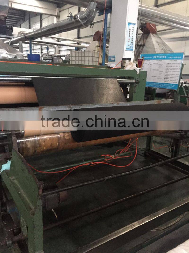 Hairou garment interlining nonwoven needle punch black fusible interlining